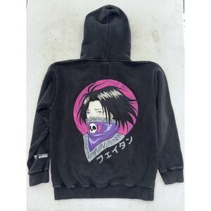 Hypland Hunter X‎ Hunter Feitan Portor Mens Medium Hoodie Sweatshirt Anime Black